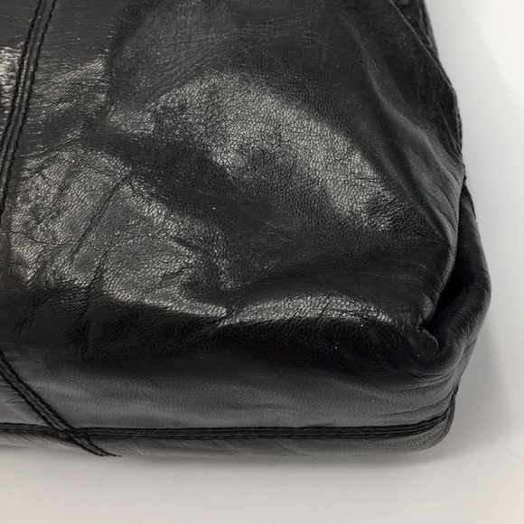 Sigrid Olsen Black Leather Shoulder Bag - Picture 13 of 15